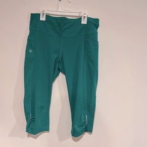 Athleta green exercise pants